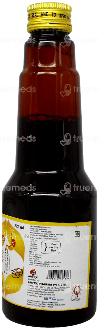 Xzyme Sugar Free Syrup 225Ml